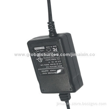 Desktop Power Adapter with 12V/1A, UL/FCC/CE/RoHS Marks and 100 to 240V Input Voltage